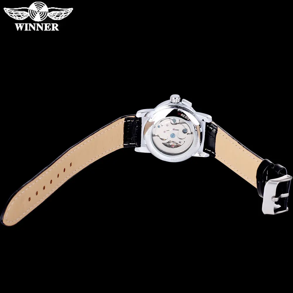 Часы скелетоны женские с арабскими цифрами на кожаном ремешке|watch genuine leather|leather