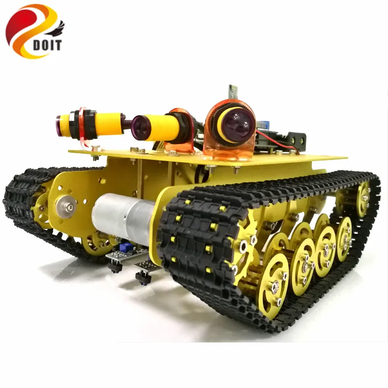 Танка-Ходовая часть DOIT с Bluetooth системой обхода препятствий и платформой UNO R3 |