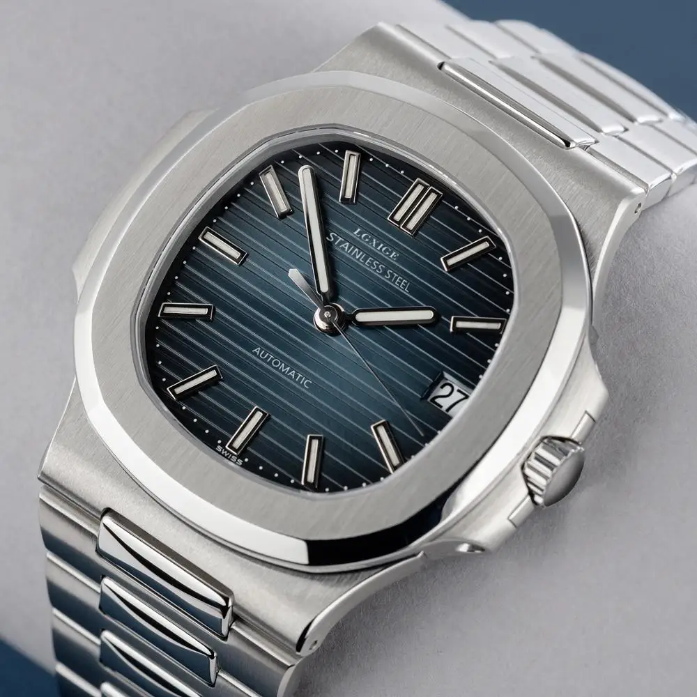 Patek мужские часы Топ люксовый бренд автоматические Военная нержавеющая сталь