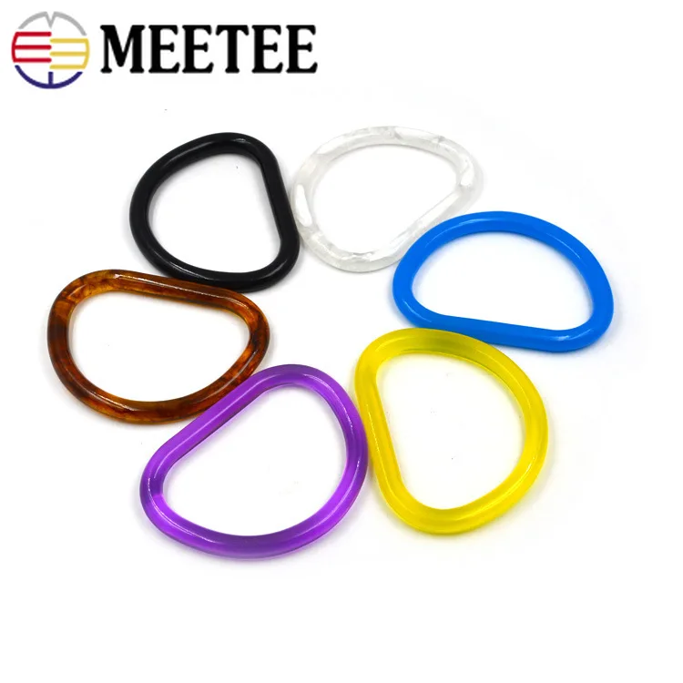 Meetee 12X9 см D кольцо пластмассовые пряжки ручки для сумок Модный женский кошелек