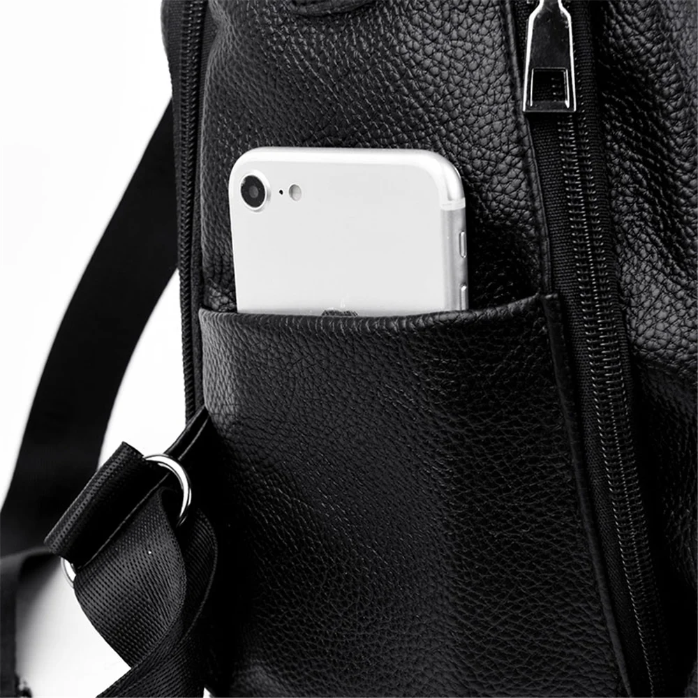 3-в-1 Для женщин Mochila Высокое качество мягкий кожаный рюкзак ретро сумка Анти-кражи рюкзак Sac A Dos Femme