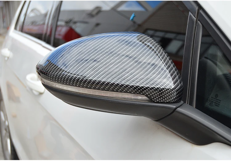 Пара боковых зеркал для VW Golf GTI 6 7 MK6 MK7 R колпачки из углеродного волокна 5 Jetta Scirocco