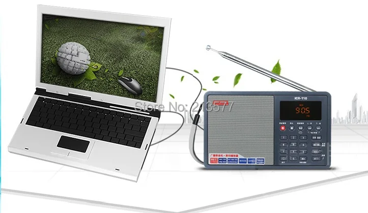 Бесплатная доставка знаменитый TECSUN Mini портативный Радиоприемник ICR110 AM/FM