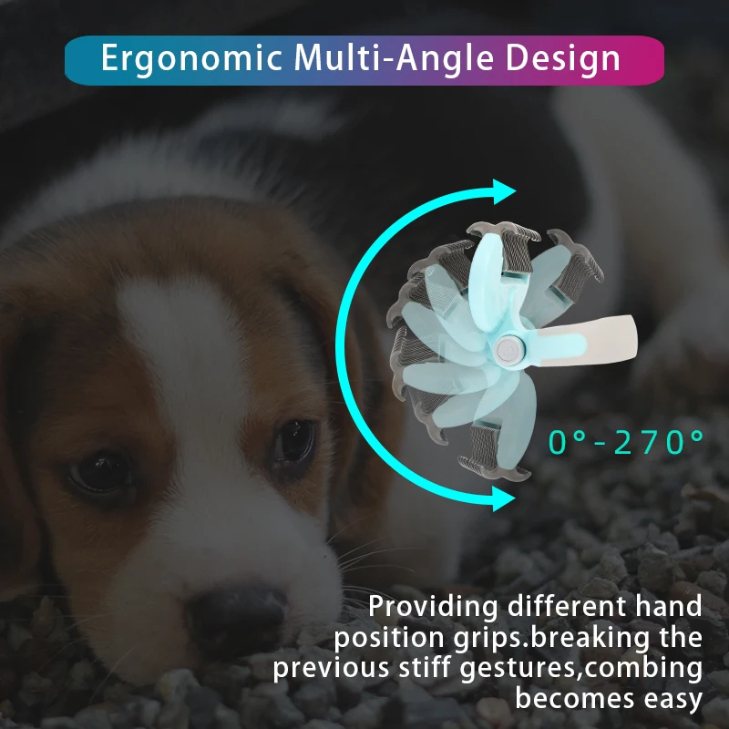 2019 New Stainless Double-sided Pet Cat Dog Comb Brush Professional Large Dogs Open Knot Rake Knife Grooming Products | Дом и сад