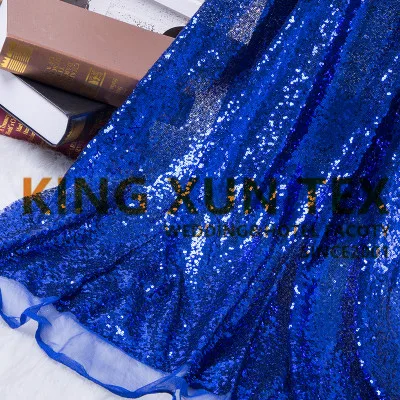 royal blue 18 см ширина обе стороны Sequin Chair Band Банкетный чехол для свадебного стула створки украшение события - Цвет: royal blue