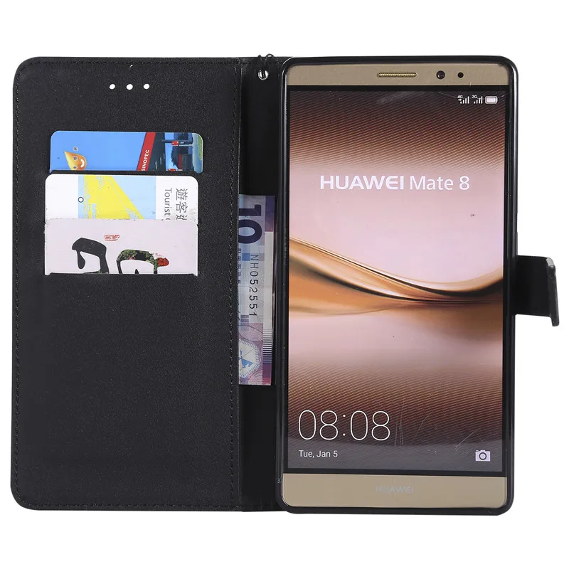Для Huawei Mate 8 чехол Роскошный кошелек кожаный для NXT-AL10 NXT-DL00 NXT-L29 откидной Чехол