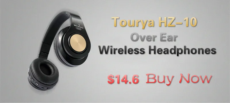 Tourya беспроводные наушники Bluetooth наушники гарнитура со светодиодной вставкой с микрофоном Поддержка TF карты для Iphone samsung huawei xiaomi телефон ПК