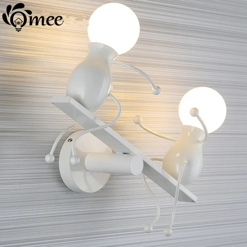 Оригинальные креативные Детские Настенные светильники Seesaw простой светильник