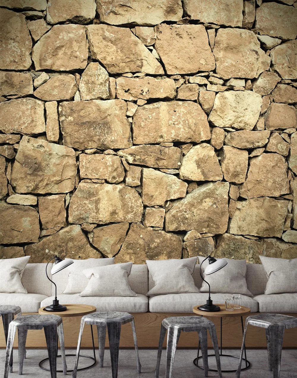 

[Self-Adhesive] 3D Stone Texture Earth 014 Wall Paper mural Wall Print Decal Wall Murals