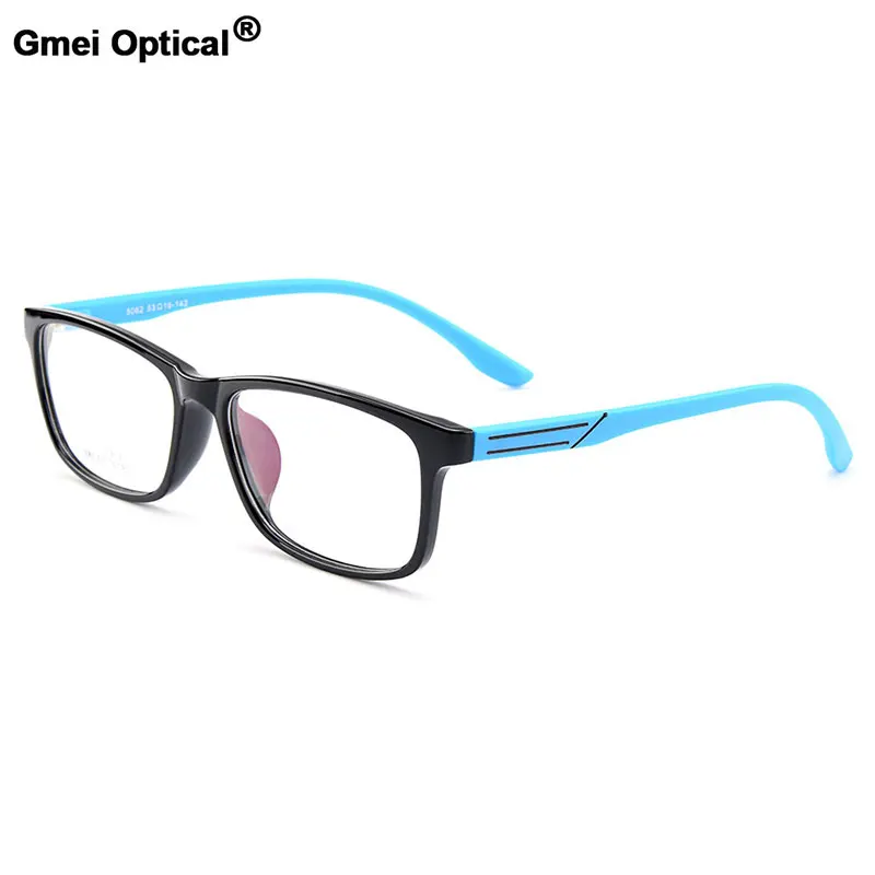 

Gmei Optical New Urltra-Light TR90 Full Rim Men's Optical Eyeglasses Frames Women's Plastic Myopia Spectacles 5 Colors M5062