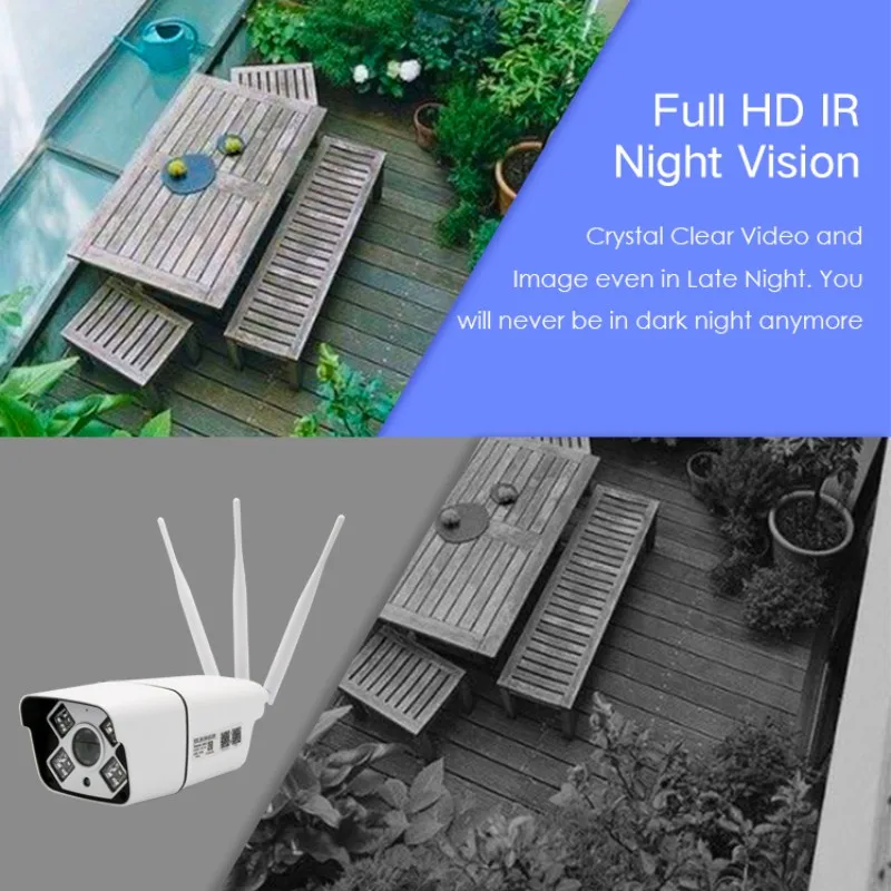 4G sim карта Беспроводная ip камера Z6U HD 1080P наружная Водонепроницаемая Wifi с ИК ночным