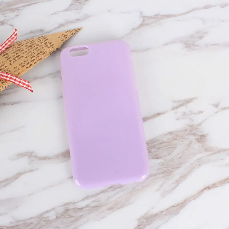 Чехол для iphone 6 6s сплошной цвет мягкий чехол мобильного телефона Capinha para Для 7 8 X plus