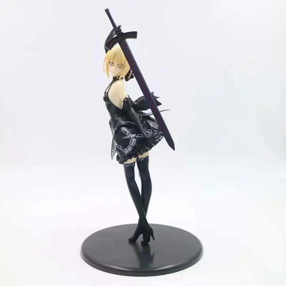 Аниме Фигурка 28 см Fate Grand Order Saber The Holy Grail War stay night ПВХ Фигурки игрушки для детей