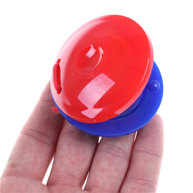 1 шт. пластиковый кастанец ударный музыкальный инструмент для обучения