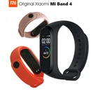 Оригинальный смарт-браслет Xiaomi Mi Band 4, наручные часы, фитнес-браслет с управлением музыкой, Bluetooth 5, сенсорный цветной дисплей AMOLED