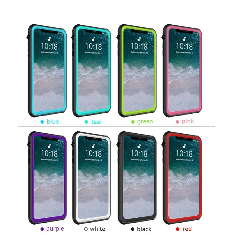 

Phone case waterproof for iPhone Xs Max Transparent Shockproof Snowproof Case for iPhone 6.5 inch IP68 Waterproof case