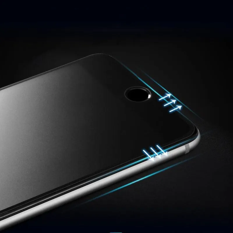 9H 2.5D 0,3 мм матовое закаленное стекло полное покрытие для iphone 6 6s 7 8 Plus матовая защитная пленка для iphone X