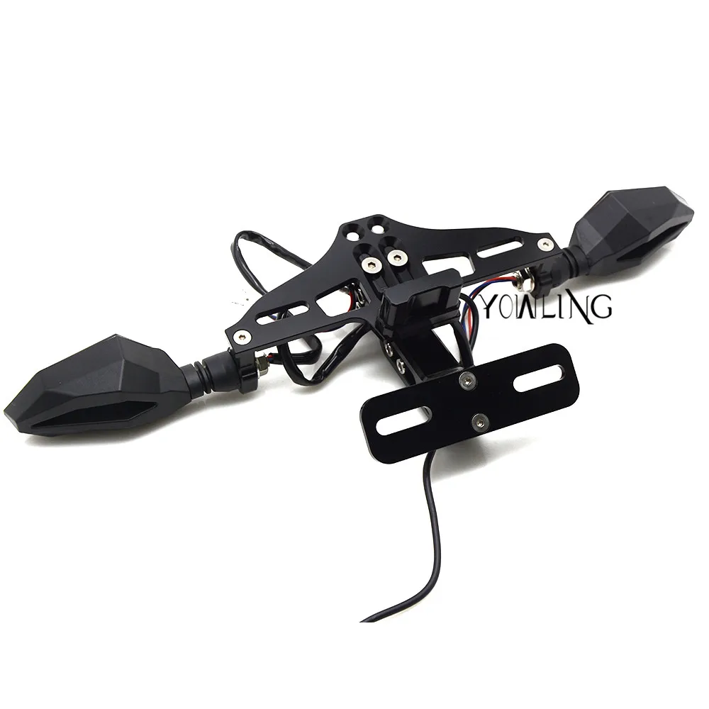 Motorcycle Rear License Plate Frame Number Holder For Honda CB599 CB600 HORNET 1998 1999 2000 2001 2002 2003 2004 2005 06 | Автомобили и