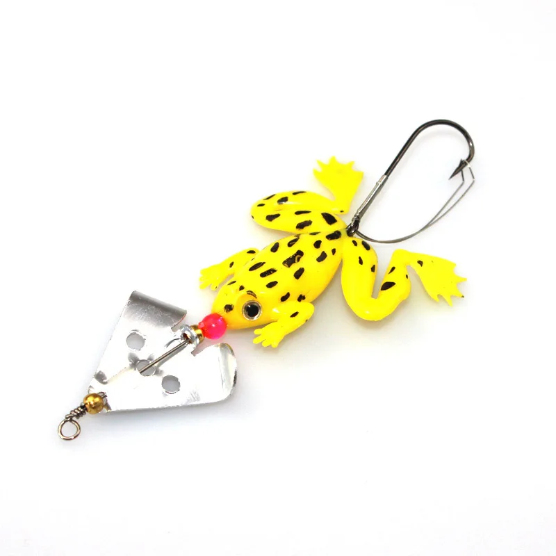 1 шт. мягкая резиновая в виде лягушки рыболовная приманка 8 см 6 2 г басовая снасть