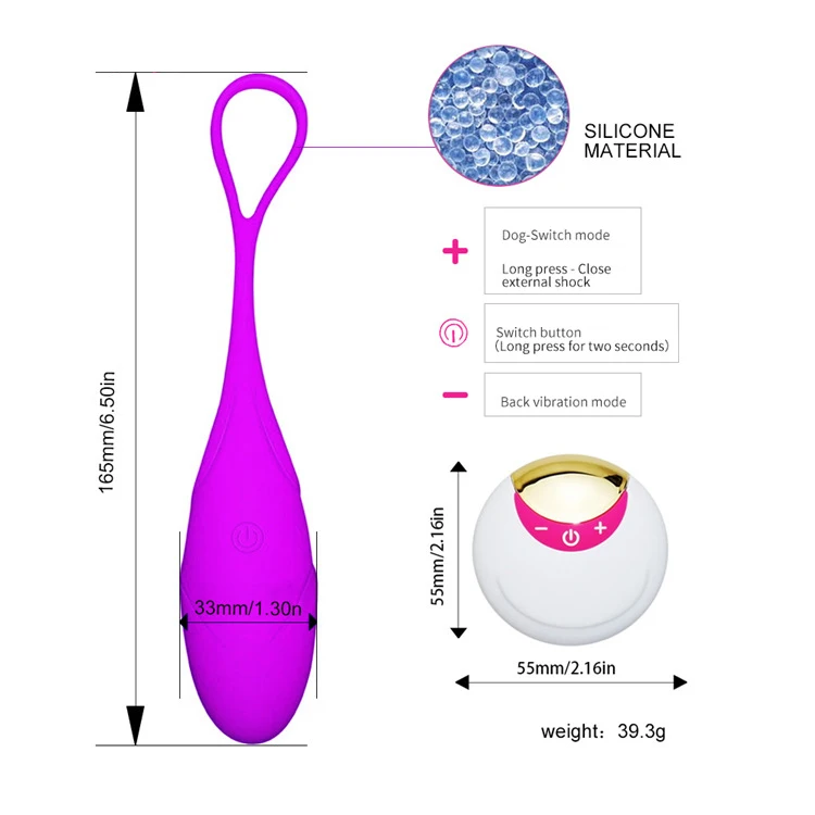 Вибратор с сердечным яйцом беспроводной пульт дистанционного управления мощный