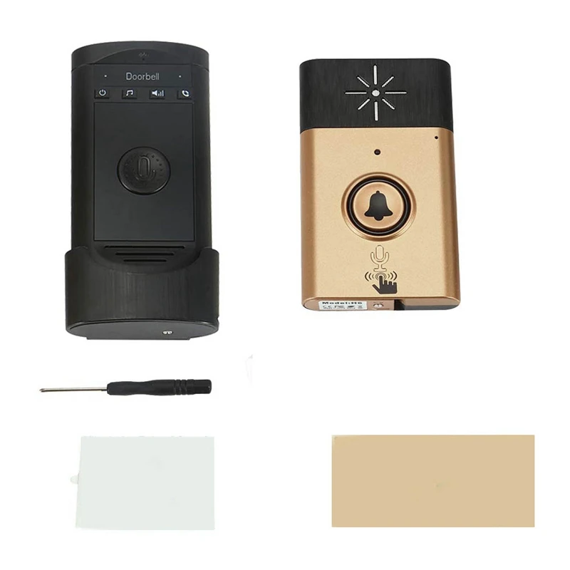 Беспроводной дверной звонок голосовая двухсторонняя портативная рация работает