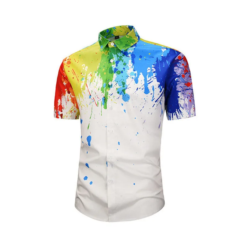 MR. LIBIN Мужская гавайская рубашка мужская повседневная Camisa Masculina Tiger 3D печатная