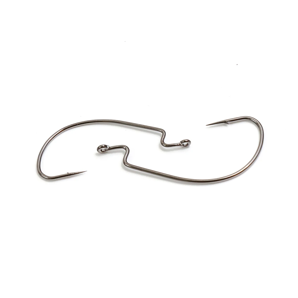 Высокоуглеродистая сталь кривошипный рыболовный крючок для колючей офсетной рыболовных крючков, пригодный для техасской Каролины Флориды, высокое качество