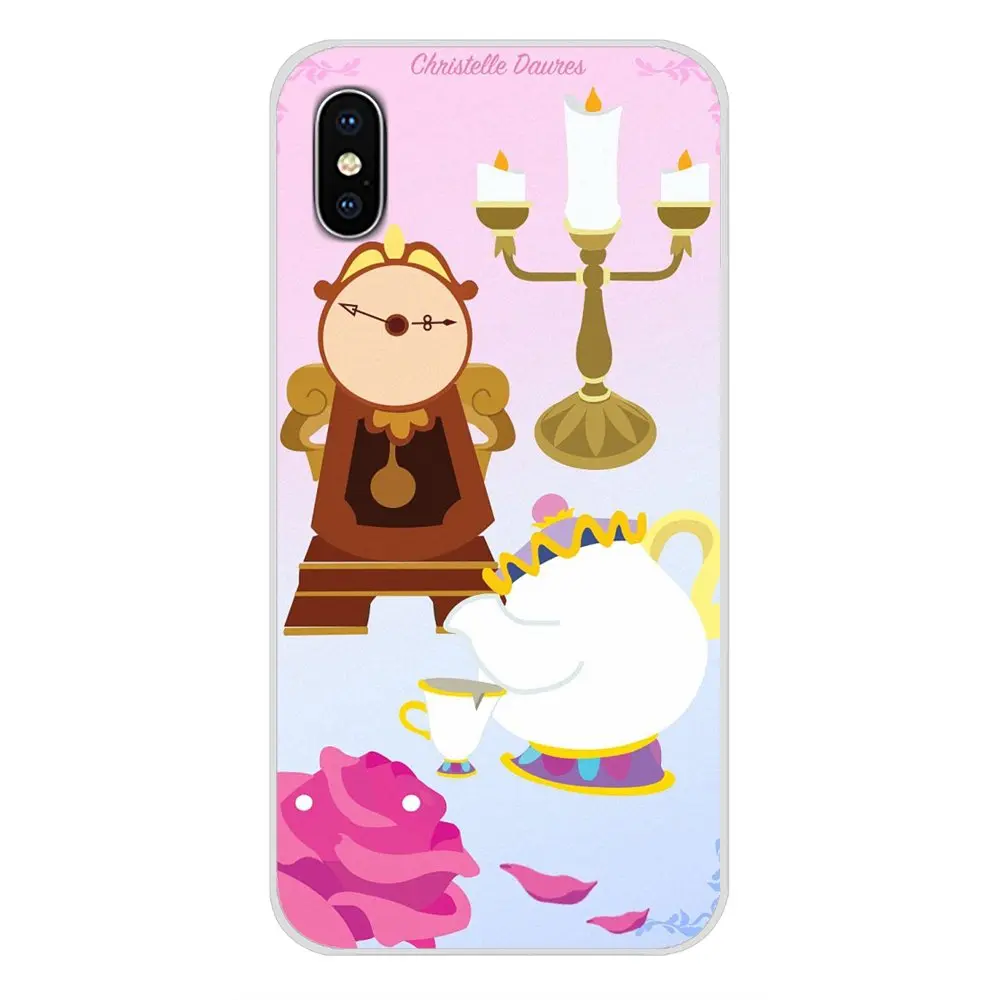 For Samsung Galaxy S4 S5 MINI S6 S7 edge S8 S9 S10 Plus Note 3 4 5 8 9 Accessories Phone Cases Covers Chip beauty and the beast | Мобильные