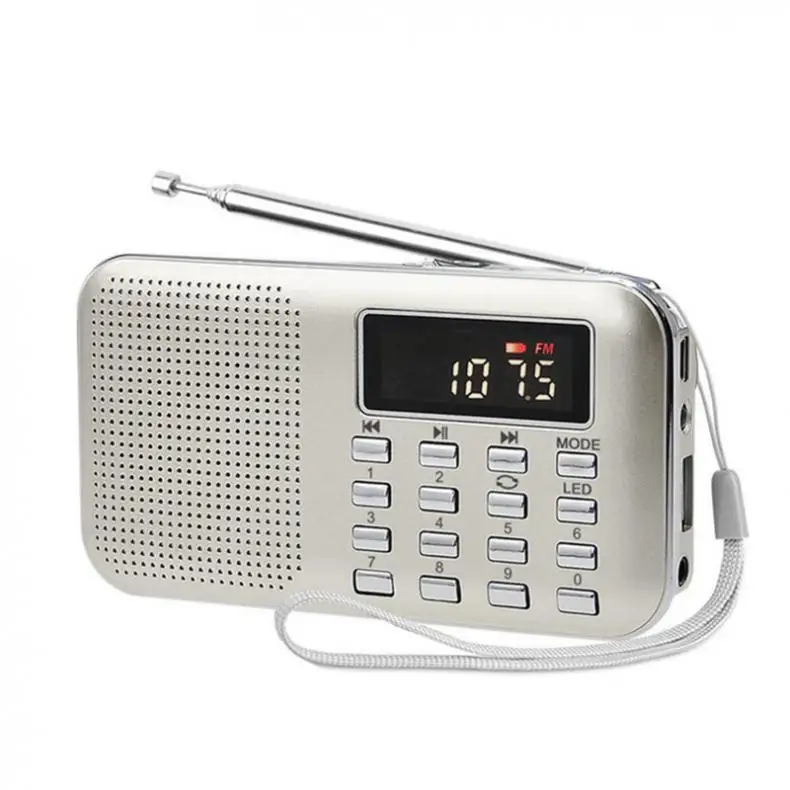 Портативное FM радио портативное am fm radyo MP3 телефон музыкальный плеер динамик