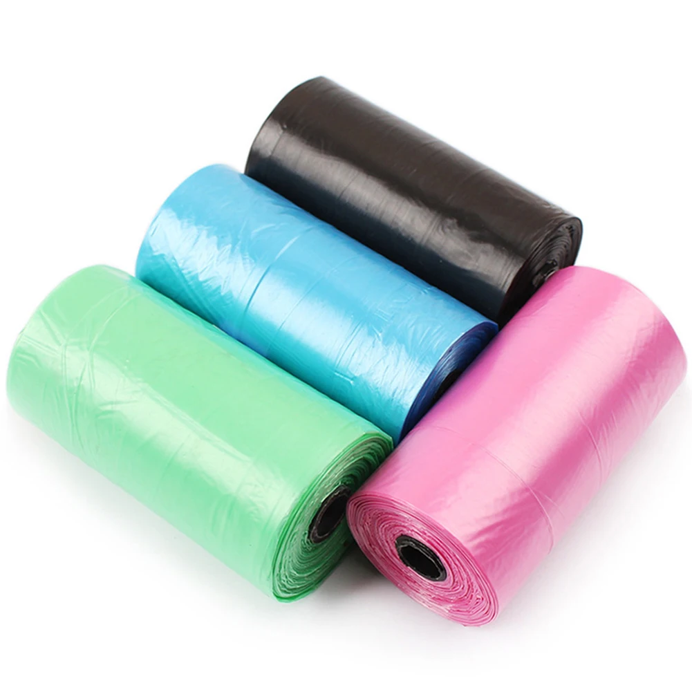 1 Roll Biodegradable Dog Poo Bag Pet Cat Waste Poop Clean Pick Up Garbage | Дом и сад
