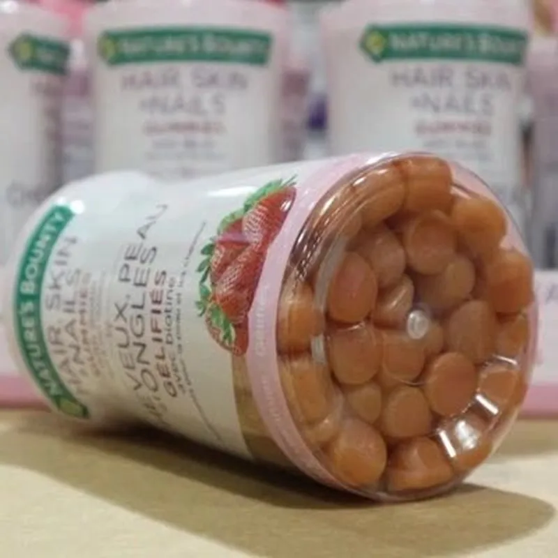 Nature'sBounty Коллаген мягкие сладости натуральный сокровище коллаген помадка косметологические волосы, кожа и ногти 220 зерна 1 флакон