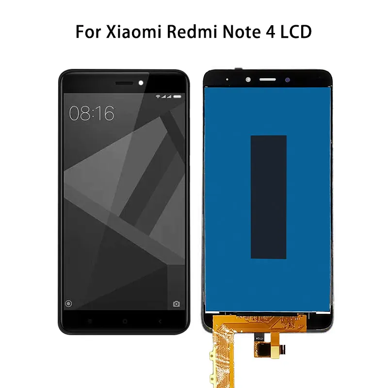 Для Xiaomi для Redmi Note 4 Snapdragon 625 MTK Helio X20 ЖК дисплей дигитайзер сборка запасные части