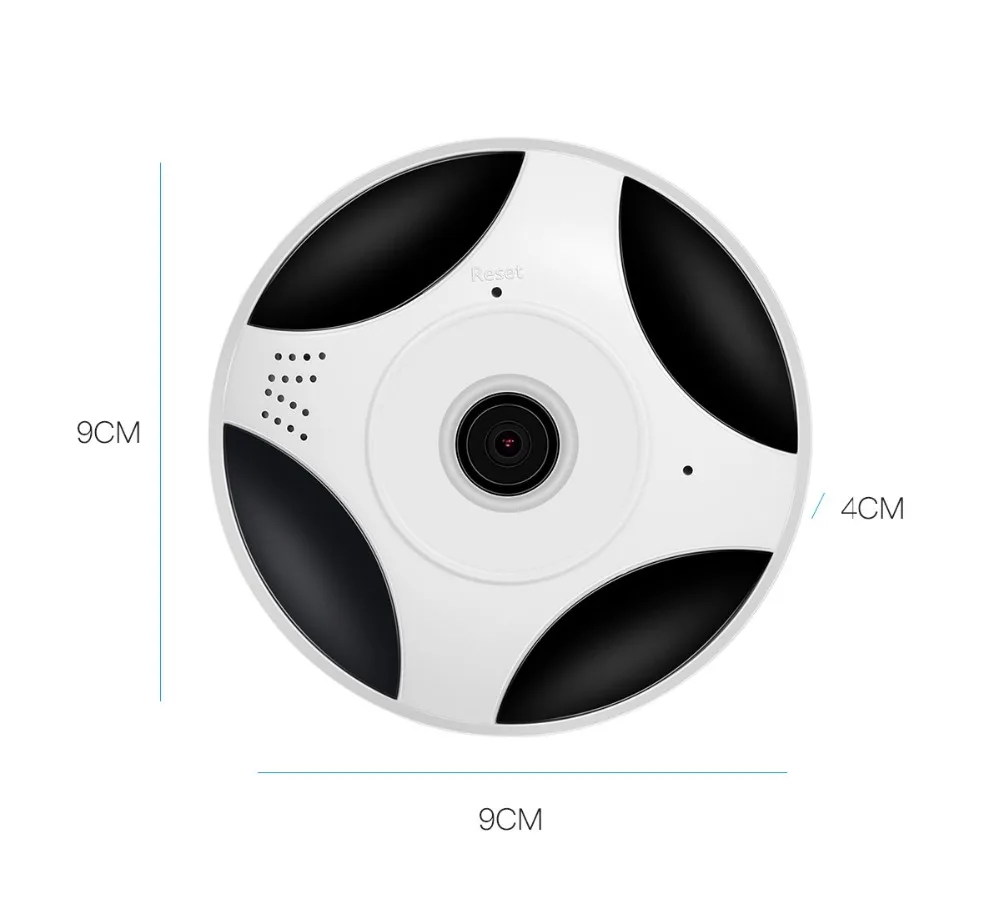 2MP HD рыбий глаз IP камера Wi Fi 360 градусов Мини WiFi 1080P сетевая домашняя безопасности