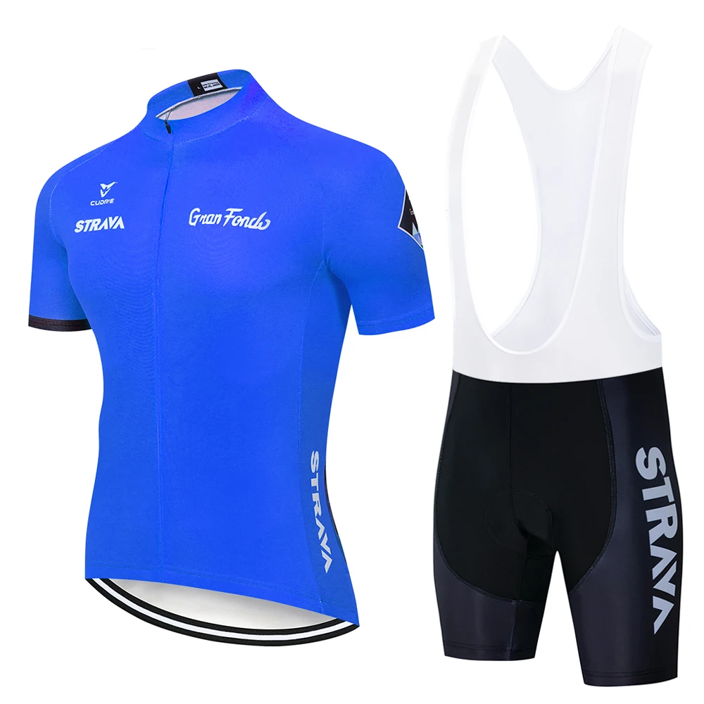 Cycling suit STRAVA Велоспорт Джерси Набор Для Мужчин's Стиль Рубашка с короткими рукавами Велосипедная форма Спортивная Открытый Mtb Ropa Ciclismo велосипед Велоспорт - Цвет: Cycling suit