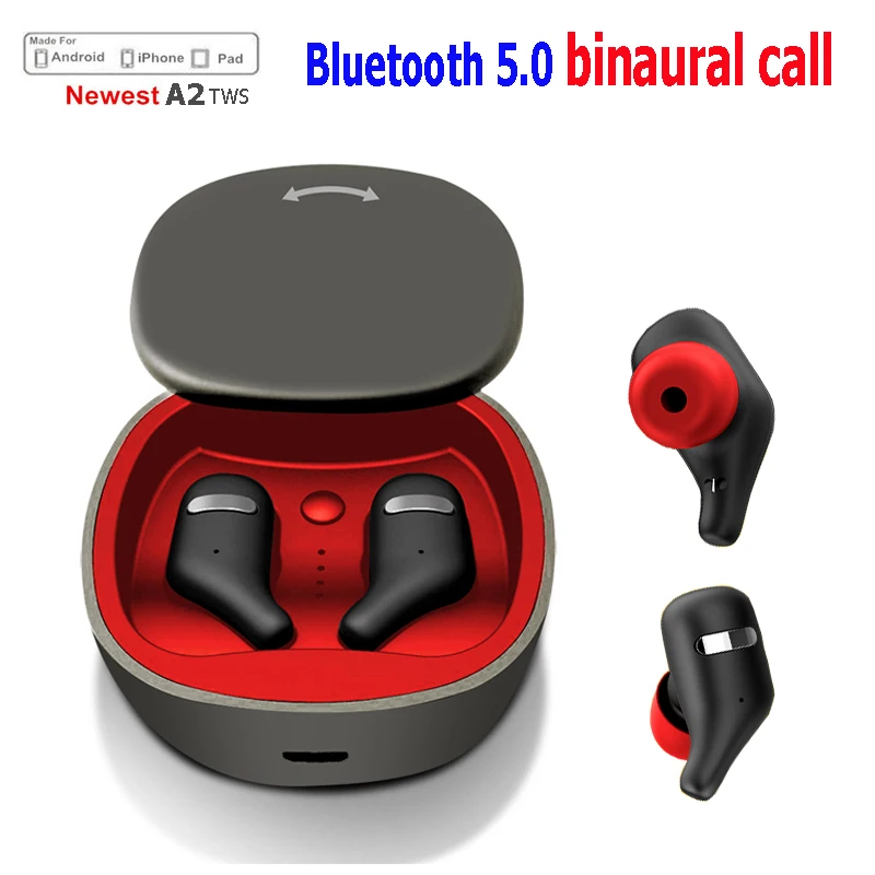 Bluetooth 5 0 наушники СПЦ Беспроводной гарнитуры мини 3D стерео HiFi Звук Спорт IPX5 HD MIC