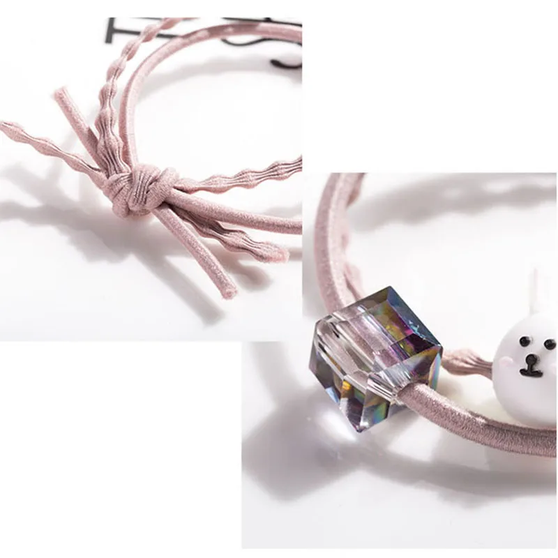 1 шт. Лидер продаж для девочек аксессуары волос Перл эластичной резинки Головные