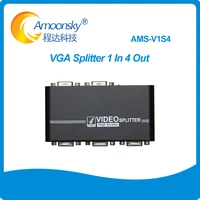 v1s4 vga splitter 1x4 1 in 4 out 450mhz device 19201440 4 port vga monitor splitter adapter 1x4