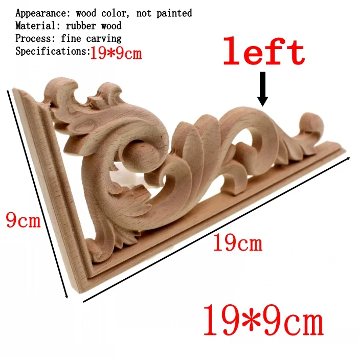 

Деревянная аппликация RUNBAZEF цветочный