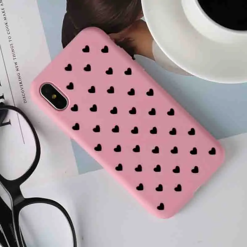 MoreHeart Pink Любовь Сердце чехол для телефона для huawei Y9 Y3 Y5 Y6 II Y7 рro рrime Y9 Nova 4E 4 3 3E 3i 2 плюс 2S Lite чехол s Мягкий чехол - Цвет: MoreHeart Pink
