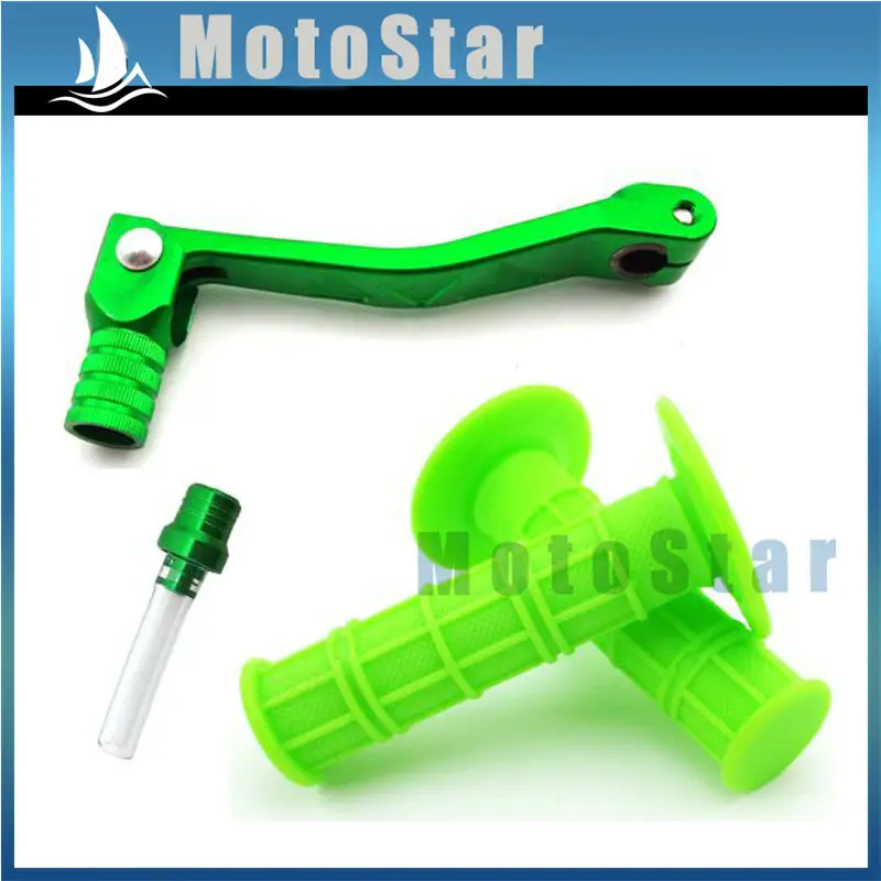 Зеленый 11 мм рычаг переключения передач ручки вентиль клапан для китайской ямы