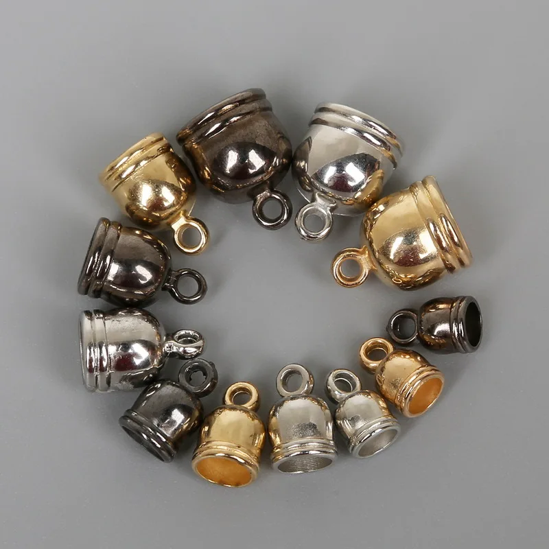 

150pcs/lot Necklace End Tip Tassel Caps Beads Cap End Cap For Fashion Jewelry Making DIY Handmade Jewelry Finding wholesale