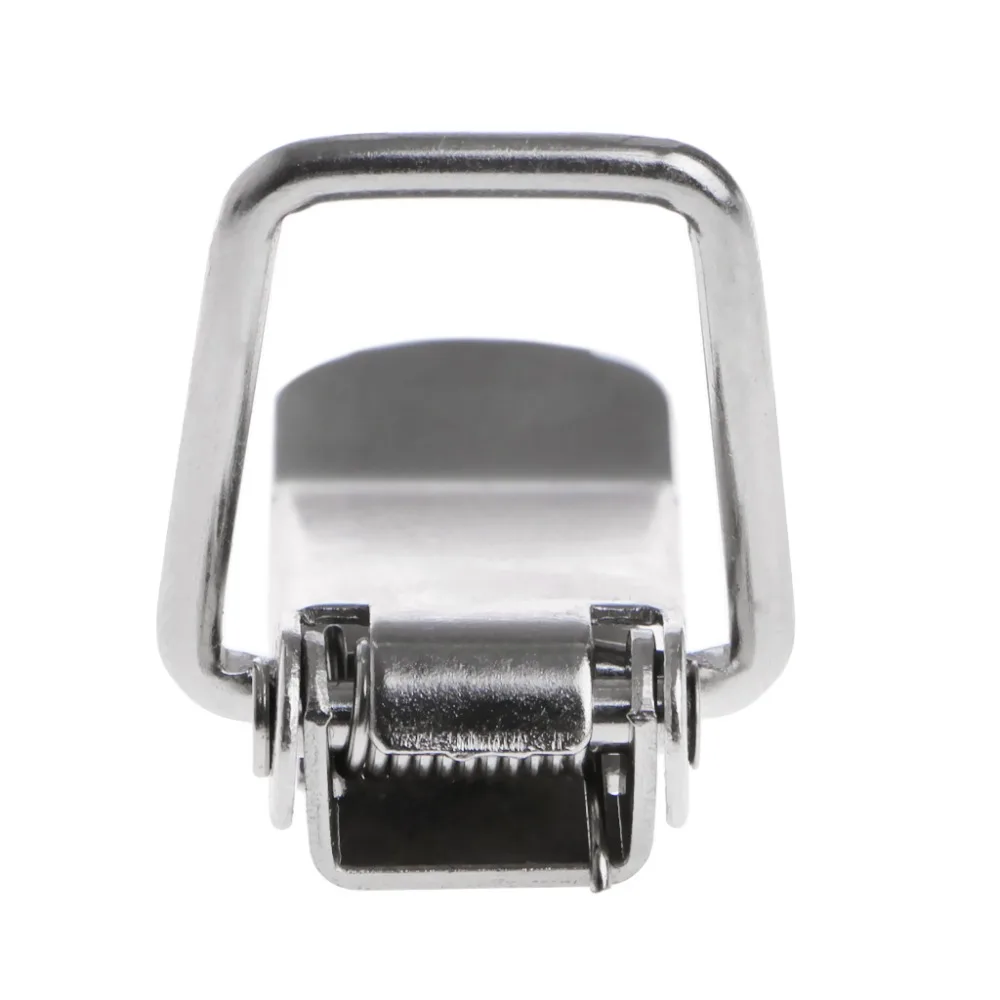 OOTDTY 4 Pcs Hardware Cabinet Boxes Spring Loaded Latch Catch Toggle Hasp Woodworking Tools Home Improvement- |