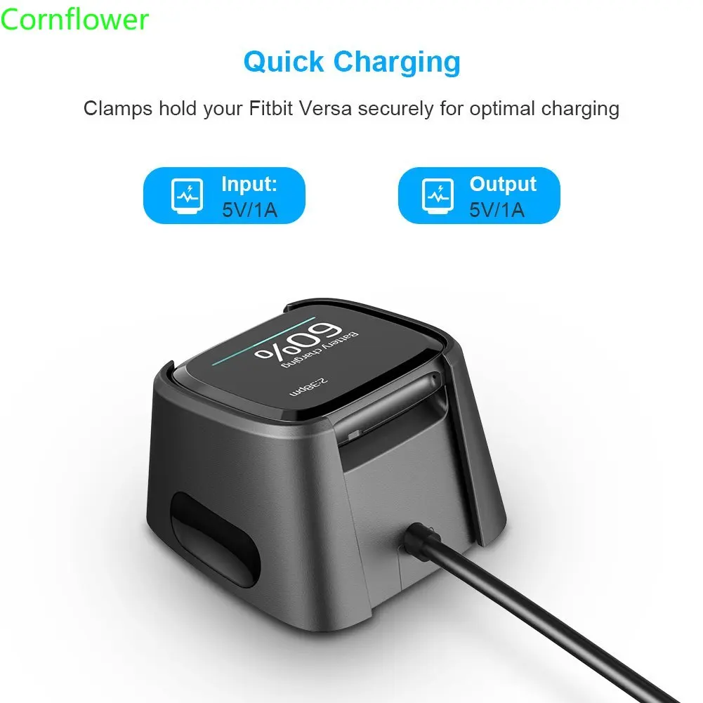 Для зарядного устройства Fitbit Versa замена usb-кабеля для зарядки док-станция нового