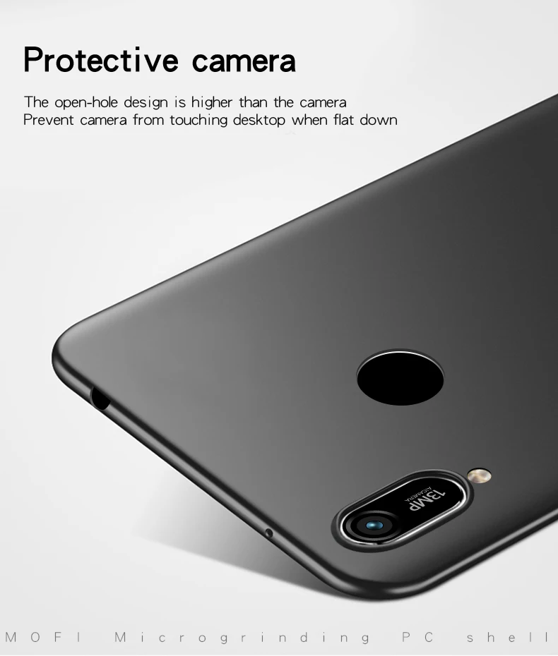 MOFI для huawei Y6 чехол Чехол PC пластиковый жесткий чехол для телефона для huawei Y6 Prime задняя крышка противоударный защитный щит