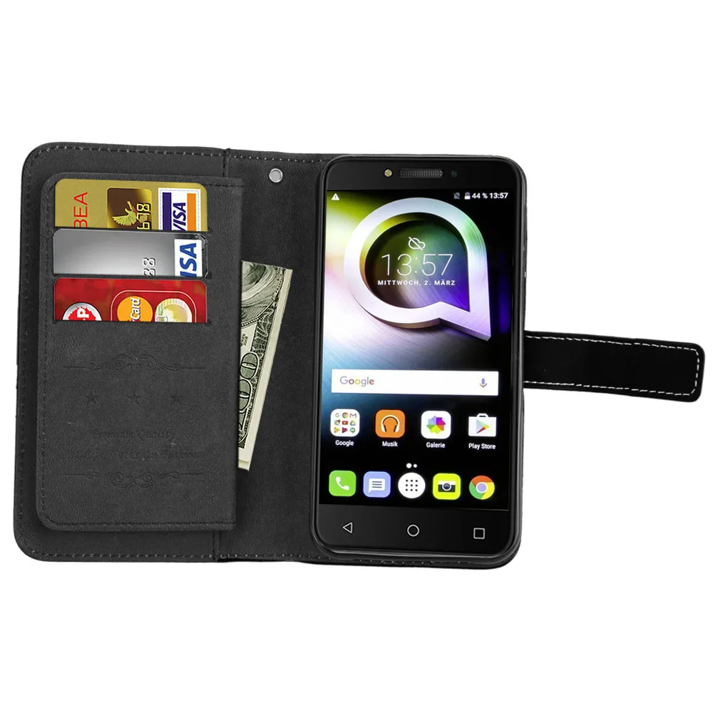 Чехол-книжка для телефона с 9 отделениями карт Alcatel Shine Lite 5 0 OT5080 чехол-кошелек