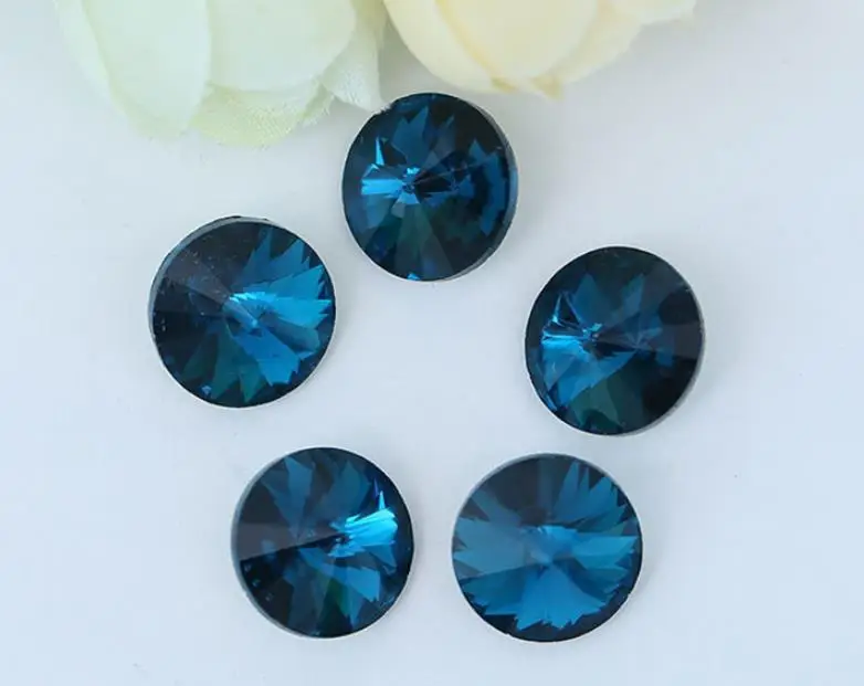 

25&30mm 13colors Crystal glass Diamond Home Decor ornaments Crafts Wedding Decoration rhinestone Sofa buckle satellite stone