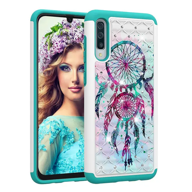 12 Для Coque samsung A50 чехол Galaxy A20 E A202 A205 A 20 50 30 Роскошная Блестящая Глянцевая задняя панель Etui для samsung Galaxy A30 A20 A20E чехол - Цвет: 12