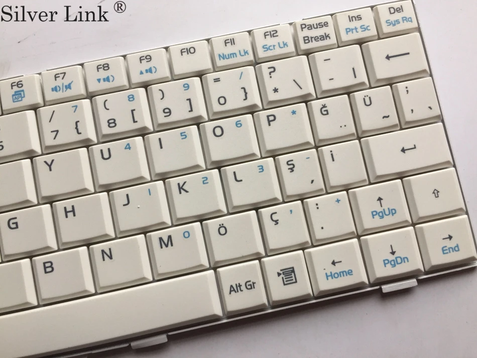 TR Turkish keyboard For ASUS EPC EeePC 700 701SD 900 900A 900HD 901 white Laptop Keyboard layout | Компьютеры и офис