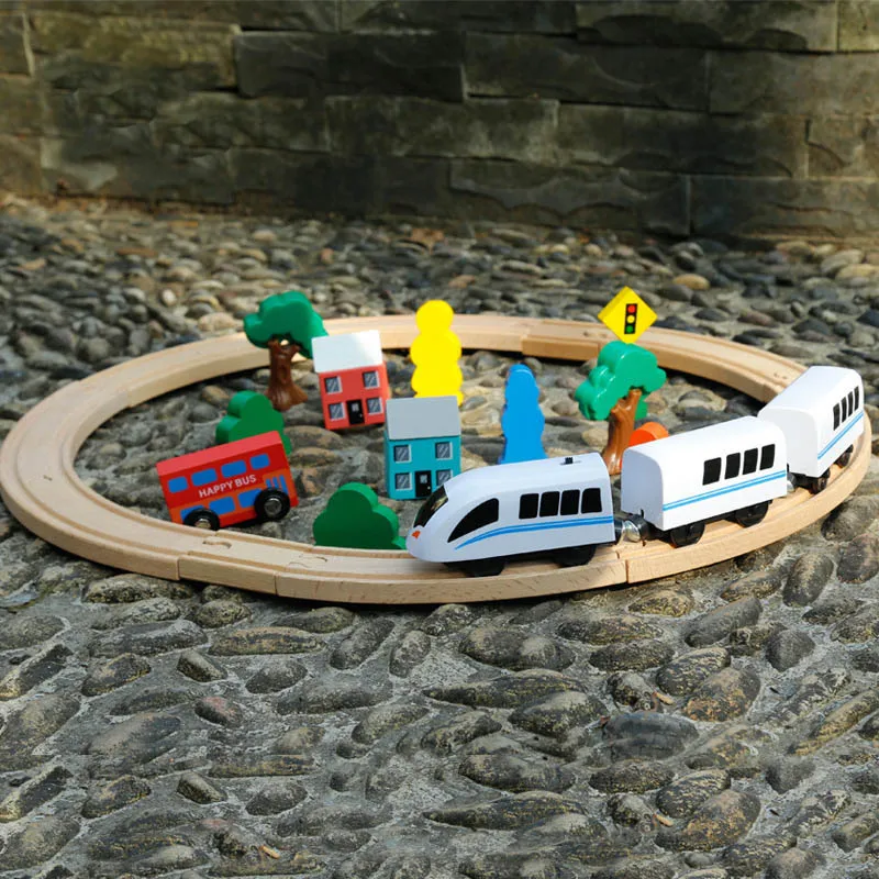 T-homas и его друзья деревянная игрушечная железная дорога Волшебная Магнитная Brio