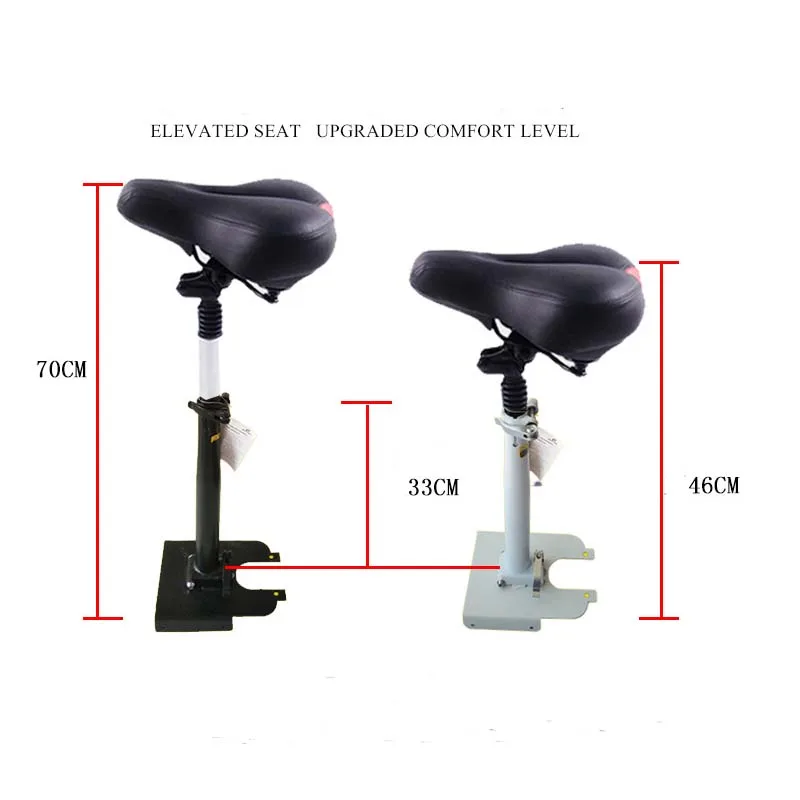 Седло-сиденье для самоката Xiaomi M365 со скидкой, складное, регулируемая высота, амортизирующее удары, запчасти для сиденья электрического самоката Xiaomi.